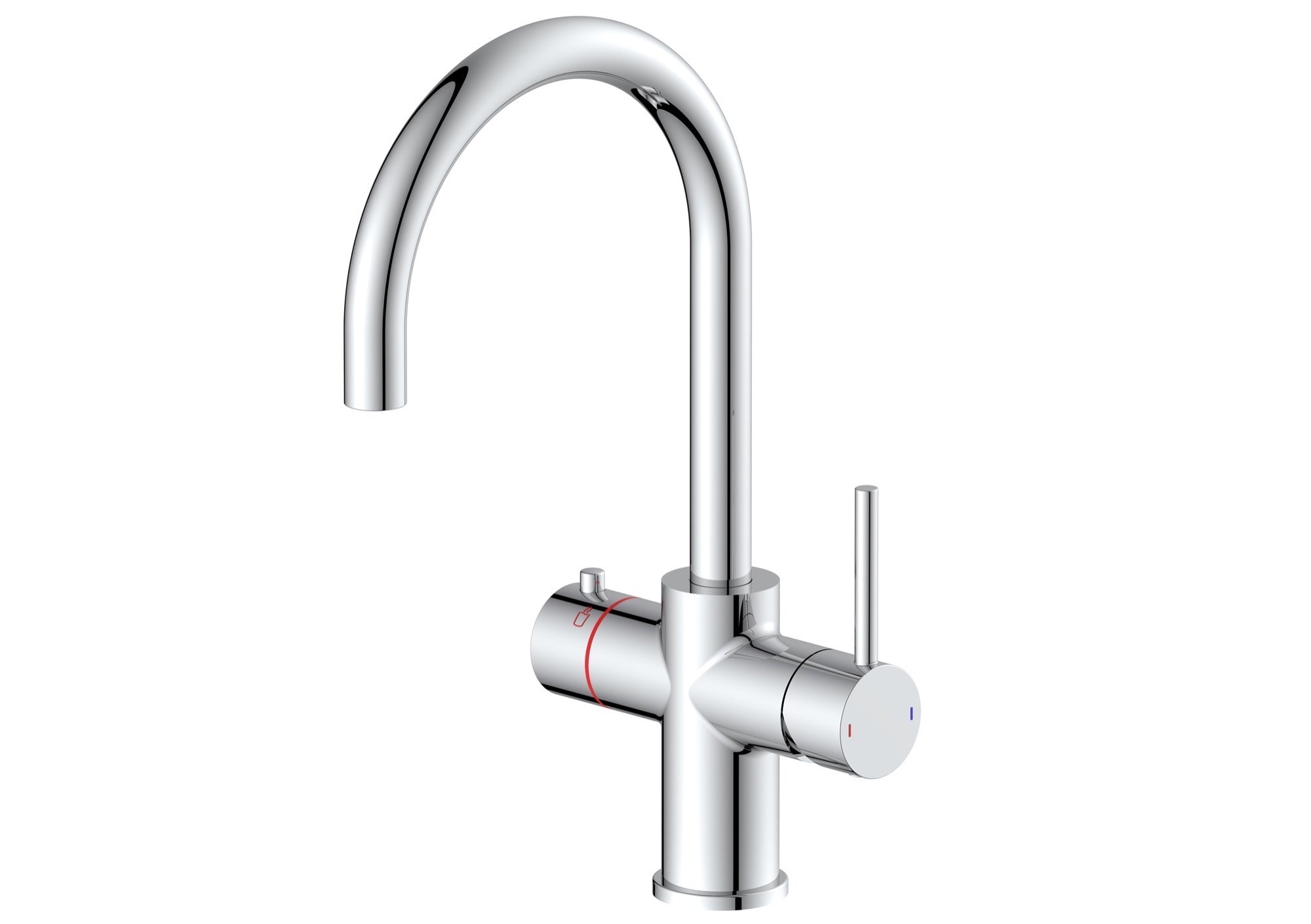 Etna 3-in-1 single lever boiler kitchen sink mixer - chrome (KT7000)